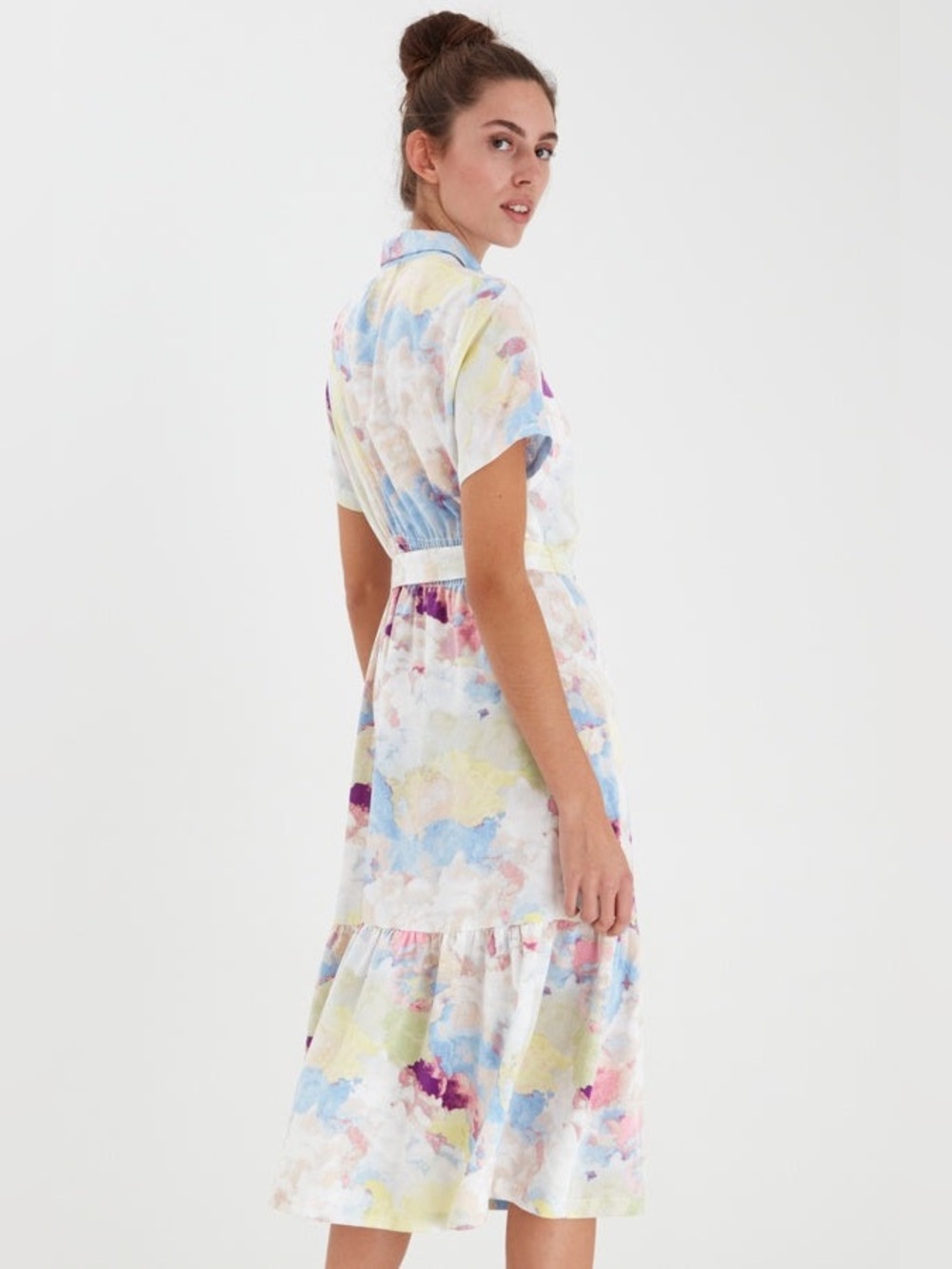 ICHI Cloudy Dress - Picture 2 of 7